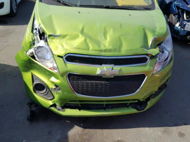 KL8CD6S98EC532630 - 2014 CHEVROLET SPARK GREEN photo 9