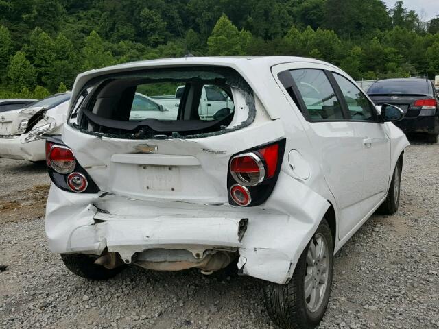 1G1JA6SH3C4199770 - 2012 CHEVROLET SONIC LS 白色 照片 4