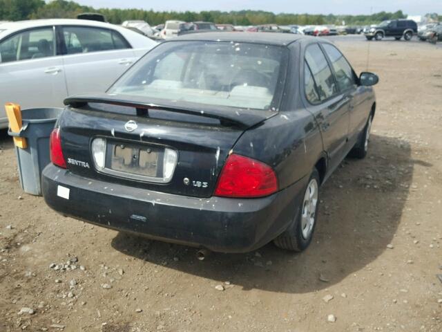 3N1CB51D85L524855 - 2005 NISSAN SENTRA 1.8 BLACK photo 4