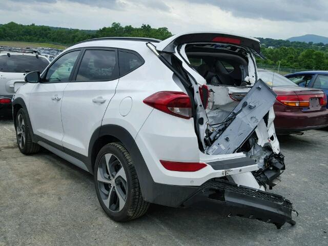 KM8J3CA24JU655894 - 2018 HYUNDAI TUCSON LIM WHITE photo 3