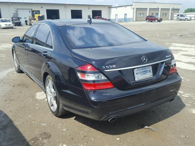 WDDNG86X57A149132 - 2007 MERCEDES-BENZ S 550 4MAT BLACK photo 3