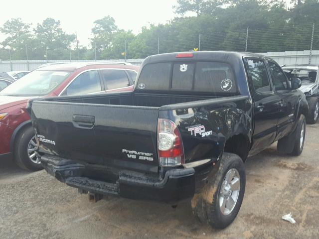 3TMJU62NX9M090594 - 2009 TOYOTA TACOMA DOU BLACK photo 4