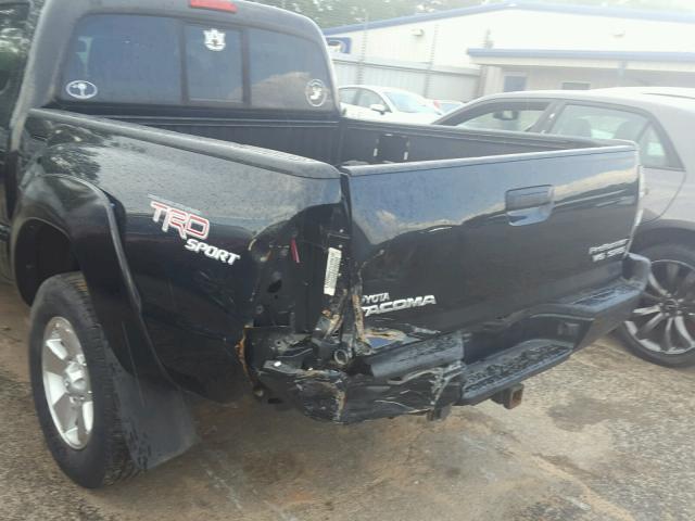 3TMJU62NX9M090594 - 2009 TOYOTA TACOMA DOU BLACK photo 9