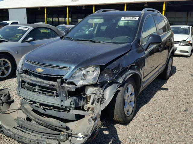 3GNAL2EK0ES614426 - 2014 CHEVROLET CAPTIVA LS BLUE photo 2