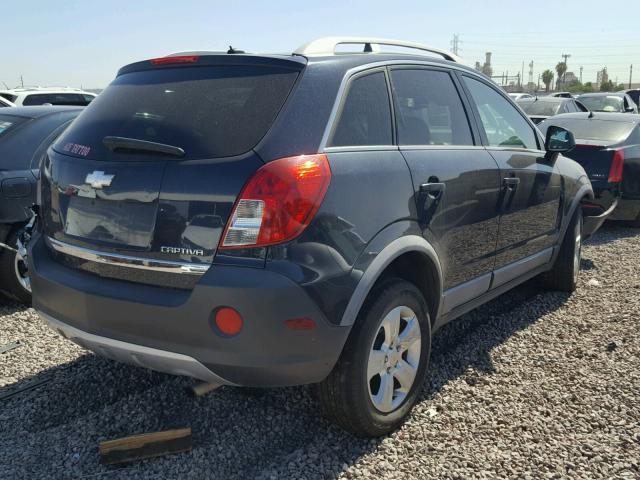 3GNAL2EK0ES614426 - 2014 CHEVROLET CAPTIVA LS BLUE photo 4