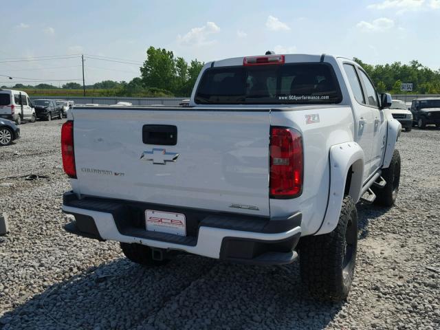 1GCGTDEN6J1252204 - 2018 CHEVROLET COLORADO Z WHITE photo 4