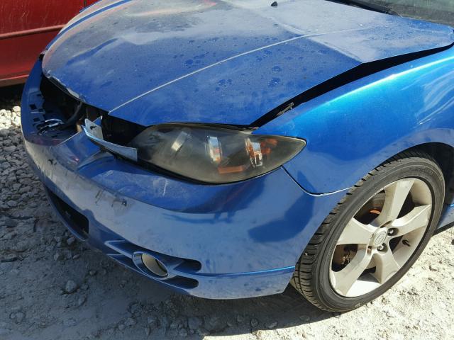 JM1BK323X41199862 - 2004 MAZDA 3 S BLUE photo 9