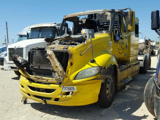 3HSCUAPR2AN240646 - 2010 INTERNATIONAL PROSTAR PR YELLOW photo 2