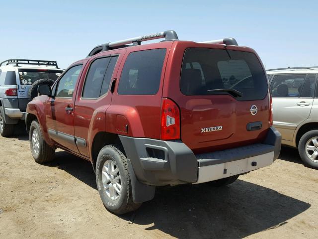 5N1AN0NW9EN806024 - 2014 NISSAN XTERRA X MAROON photo 3