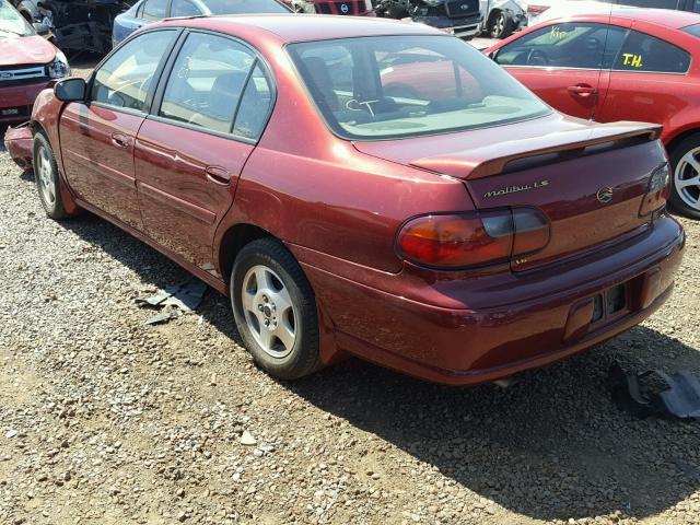 1G1NE52J72M565876 - 2002 CHEVROLET MALIBU LS RED photo 3