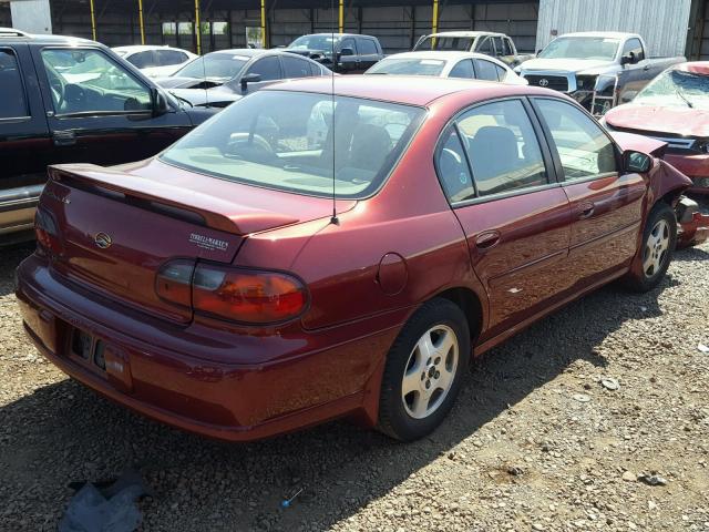 1G1NE52J72M565876 - 2002 CHEVROLET MALIBU LS RED photo 4