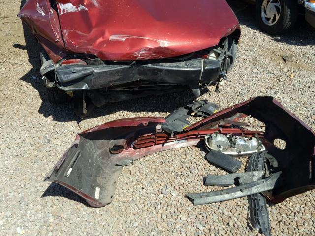 1G1NE52J72M565876 - 2002 CHEVROLET MALIBU LS RED photo 9