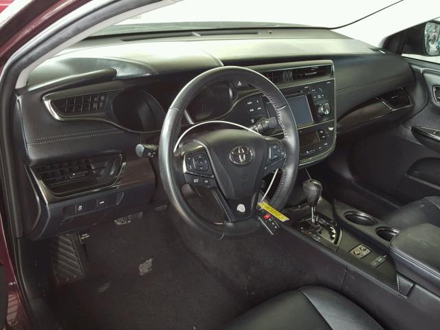4T1BK1EB9GU220626 - 2016 TOYOTA AVALON XLE 勃艮第红 照片 9