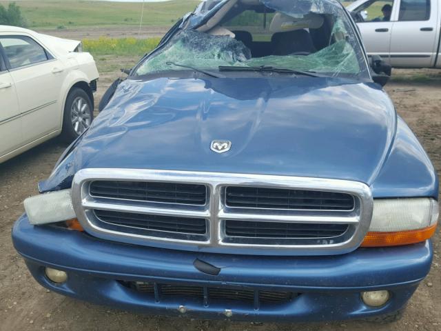 1D4HS58NX3F549834 - 2003 DODGE DURANGO SL BLUE photo 7