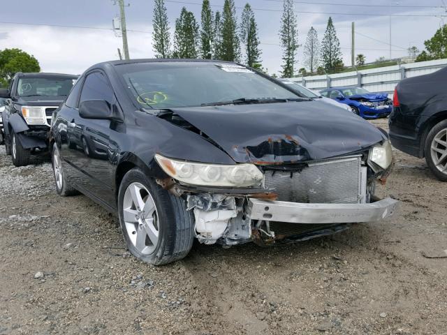 2HGFG12998H505552 - 2008 HONDA CIVIC EXL BLACK photo 1
