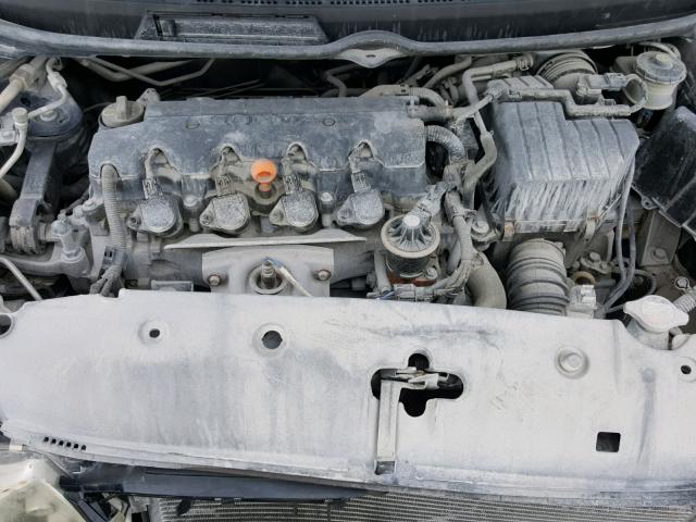 2HGFG12998H505552 - 2008 HONDA CIVIC EXL BLACK photo 7