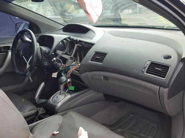 2HGFG12998H505552 - 2008 HONDA CIVIC EXL BLACK photo 9