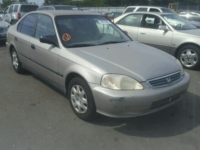 1HGEJ6670YL044151 - 2000 HONDA CIVIC LX TAN photo 1