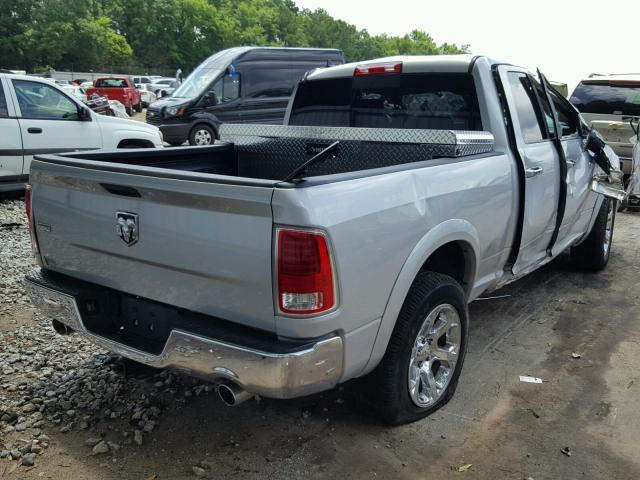 1C6RR6JT6HS714229 - 2017 RAM 1500 LARAM SILVER photo 4