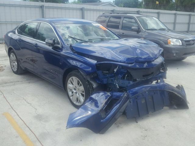 1G11Y5SLXEU147260 - 2014 CHEVROLET IMPALA LS BLUE photo 1