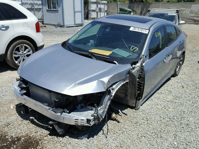 19XFC2F84GE059662 - 2016 HONDA CIVIC EX SILVER photo 2