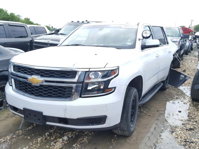 1GNLCDECXGR256285 - 2016 CHEVROLET TAHOE POLI WHITE photo 2