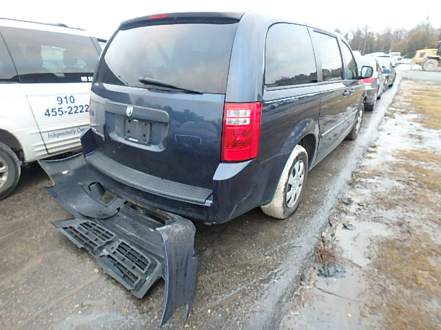 1D8HN44H88B149172 - 2008 DODGE GRAND CARA BLUE photo 4