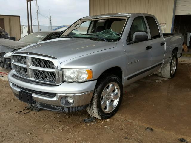 1D7HA18N22S630945 - 2002 DODGE RAM 1500 SILVER photo 2