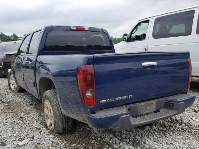 1GCDSCF98B8105893 - 2011 CHEVROLET COLORADO L BLUE photo 3