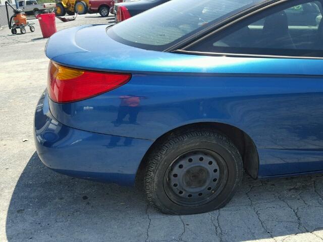 1G8ZP12882Z290668 - 2002 SATURN SC1 BLUE photo 9