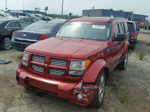 1D4PU4GK2BW529082 - 2011 DODGE NITRO HEAT RED photo 2