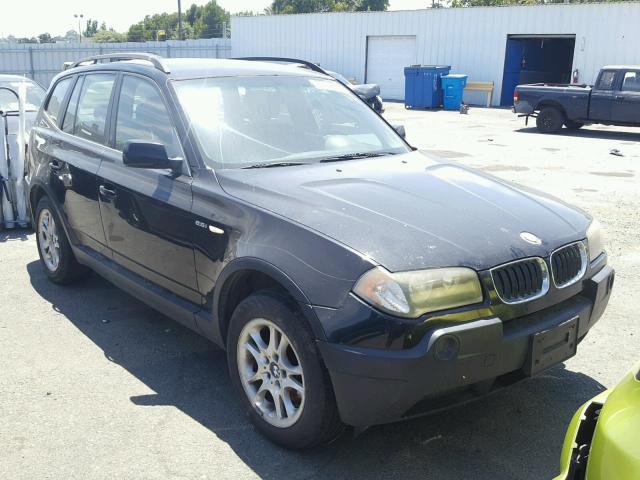 WBXPA73484WB26263 - 2004 BMW X3 2.5I BLACK photo 1