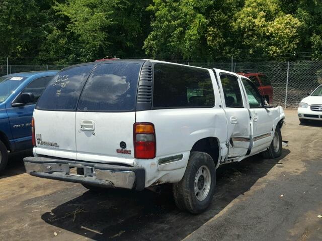 3GKFK16T3YG226475 - 2000 GMC YUKON XL K WHITE photo 4