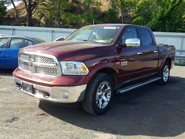 1C6RR7NT8GS252044 - 2016 RAM 1500 LARAM BURGUNDY photo 2