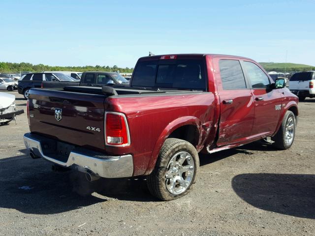 1C6RR7NT8GS252044 - 2016 RAM 1500 LARAM BURGUNDY photo 4