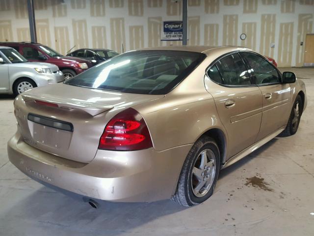 2G2WP522951204636 - 2005 PONTIAC GRAND PRIX GOLD photo 4