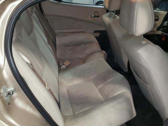 2G2WP522951204636 - 2005 PONTIAC GRAND PRIX GOLD photo 6