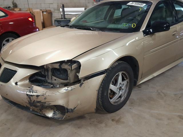 2G2WP522951204636 - 2005 PONTIAC GRAND PRIX GOLD photo 9