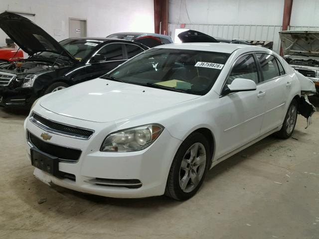 1G1ZC5EB4AF146009 - 2010 CHEVROLET MALIBU 1LT WHITE photo 2
