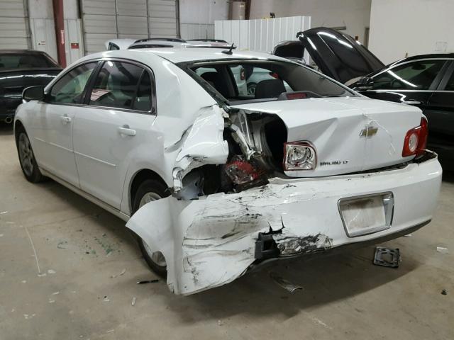 1G1ZC5EB4AF146009 - 2010 CHEVROLET MALIBU 1LT WHITE photo 3