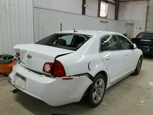 1G1ZC5EB4AF146009 - 2010 CHEVROLET MALIBU 1LT WHITE photo 4