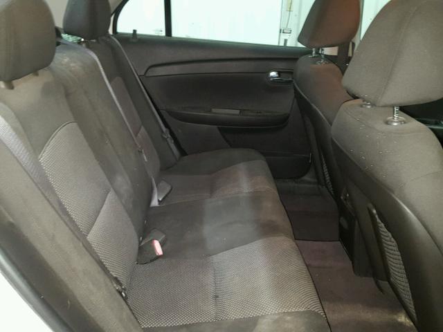 1G1ZC5EB4AF146009 - 2010 CHEVROLET MALIBU 1LT WHITE photo 6