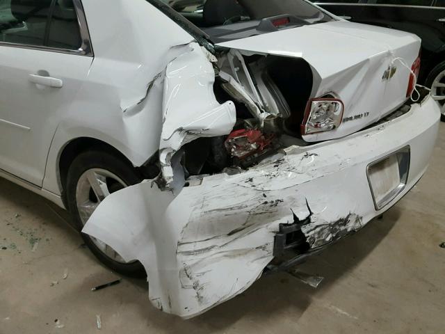 1G1ZC5EB4AF146009 - 2010 CHEVROLET MALIBU 1LT WHITE photo 9