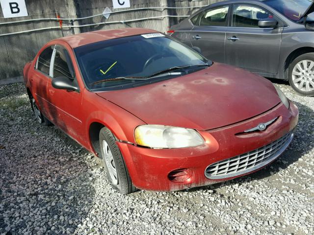 1C3EL46R22N189240 - 2002 CHRYSLER SEBRING LX RED photo 1