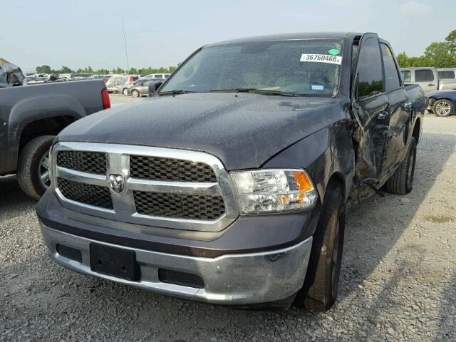 1C6RR7LT5HS680061 - 2017 RAM 1500 SLT GRAY photo 2