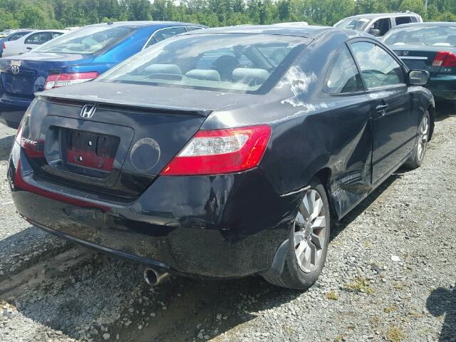 2HGFG12839H524137 - 2009 HONDA CIVIC EX GRAY photo 4