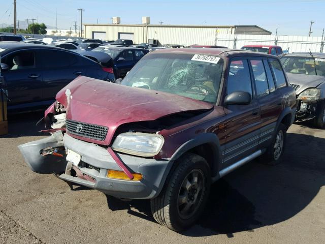 JT3GP10V4V7021576 - 1997 TOYOTA RAV4 BURGUNDY photo 2