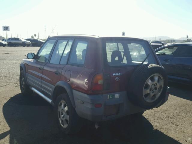 JT3GP10V4V7021576 - 1997 TOYOTA RAV4 BURGUNDY photo 3