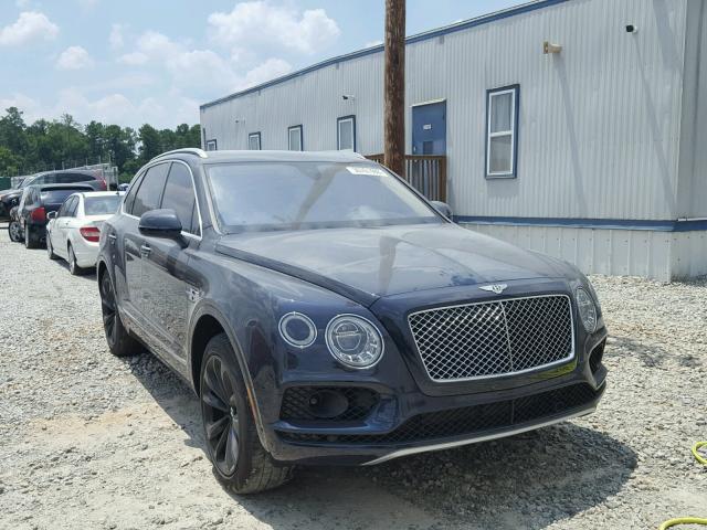 SJAAC2ZV8HC013077 - 2017 BENTLEY BENTAYGA BLUE photo 1