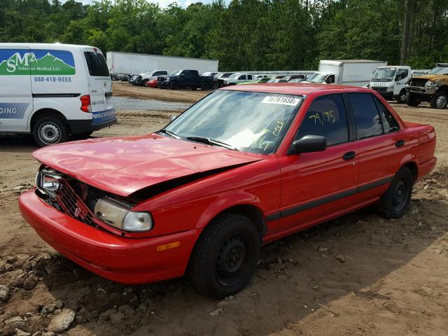 JN1EB31P1RU329022 - 1994 NISSAN SENTRA E RED photo 2